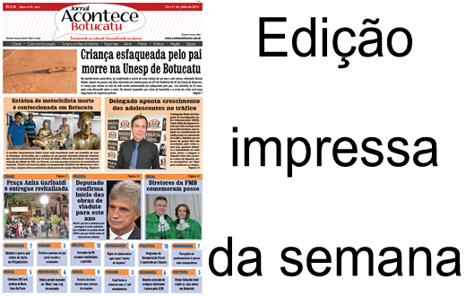 Confira a capa da edição impressa desta semana