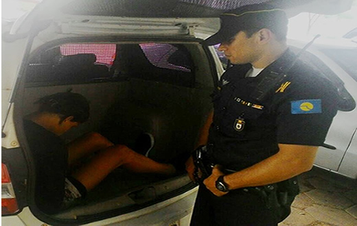 Gape apreende rapaz acusado de crime de extorsão