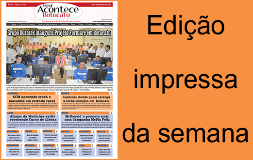 Confira a capa da edição impressa desta semana