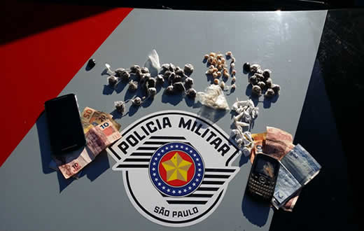 PM apreende adolescentes com cocaína, maconha e crack