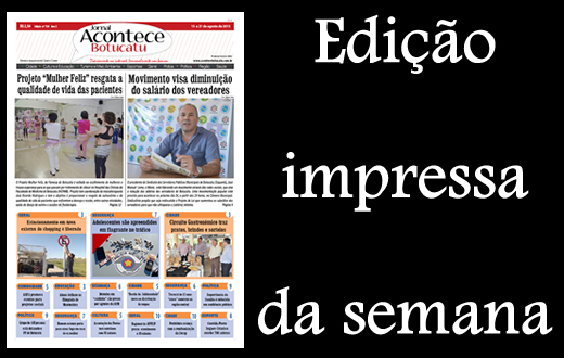 Confira a capa da edição impressa desta semana