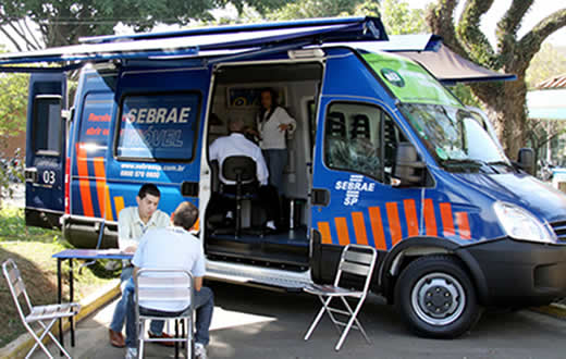 Sebrae Móvel atende a região durante a semana