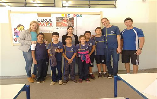 Escola de Vitoriana promove ação contra o cerol