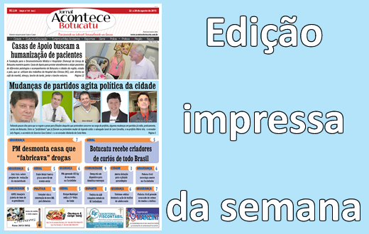 Confira a capa da edição impressa da semana