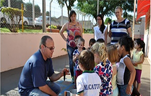 Macatuba ensina educação ambiental para alunos do maternal Macatuba ensina educação ambiental para alunos do maternal
