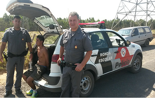 PM elucida crime com encontro de carro furtado