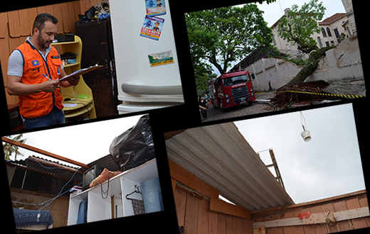 Botucatu contabiliza destruição causada por temporal