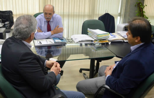 Vereador e secretário se reúnem com diretor do Ceagesp