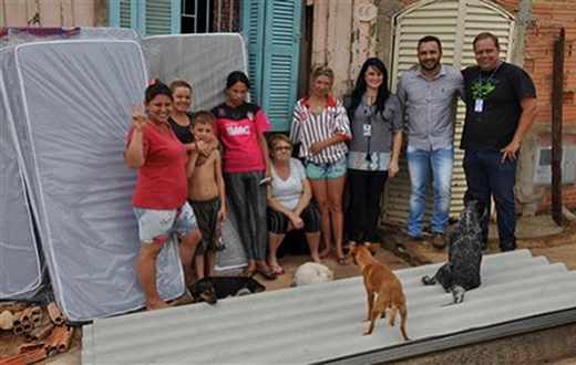 22 famílias atingidas por temporal são assistidas