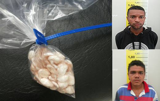 PM prende dupla acusada de tráfico no Jardim Ciranda