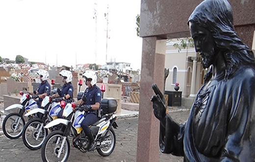 Patrulha nos cemitérios será intensificada no Finados