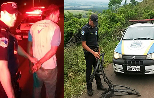 GCM neutraliza furto de carro e localiza quadro de moto