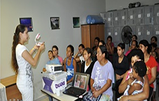 Programa de saúde de Macatuba ensina higiene bucal para futuras mães