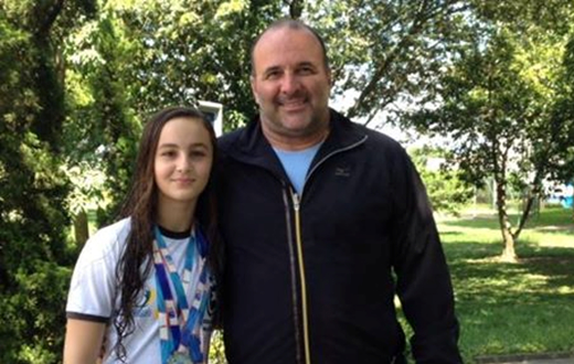 Nadadora Rafaela Marino é vice-campeã Infantil de Verão