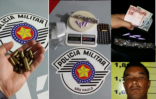 Equipe Alpha prende rapaz com drogas e munições