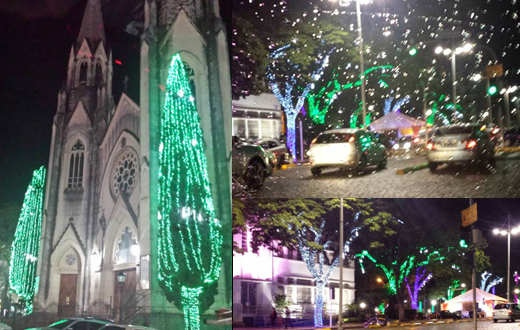 Natal Luz foi lançado em várias praças da cidade