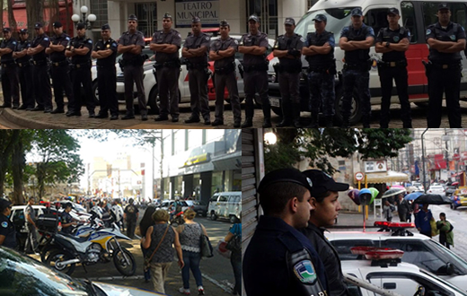 Segurança é intensificada durante o mês de dezembro