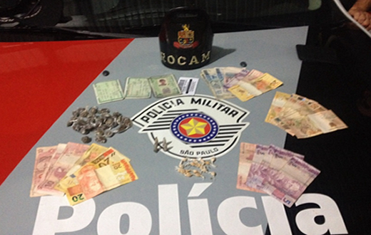 Equipe da Rocam realiza flagrante tráfico na Cohab V