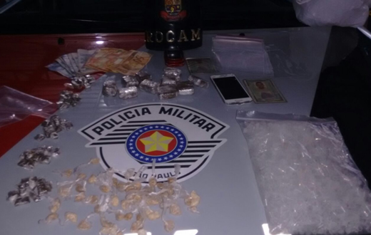 PM realiza flagrante de tráfico no Jardim Peabiru