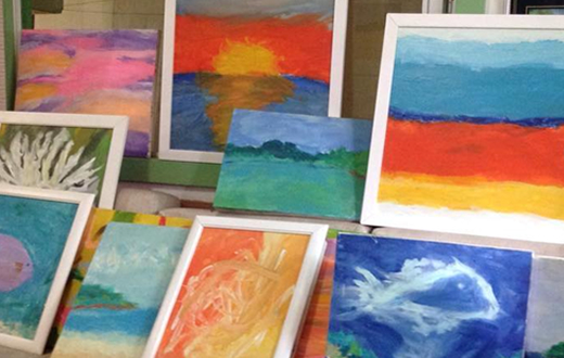 Trabalho de vários artistas está exposto Museu do Café