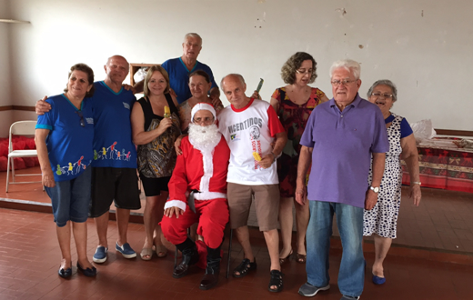Vicentinos realizam a confraternização de Natal