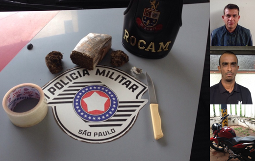 Policiais da Rocam apreendem tijolo de maconha