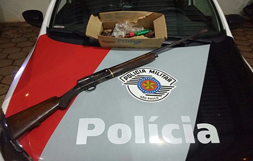 Equipe Delta da PM  flagra posse ilegal de arma