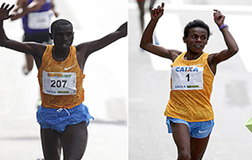 Africanos dominam a São Silvestre e aumentam o jejum do Brasil