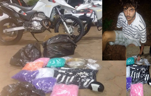 Rocam desmonta fábrica de drogas no Monte Mor