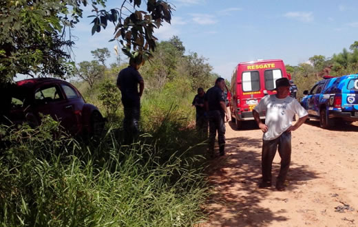 Grupo Ambiental registra acidente em estrada rural