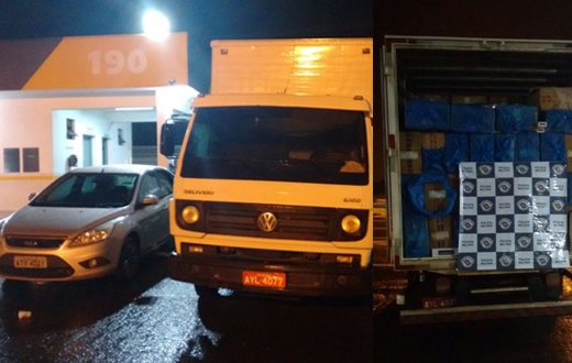 Rodoviária apreende 160 mil maços de cigarros no pedágio de Itatinga