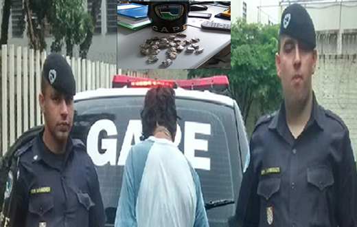 Gape apreende garoto com 25 parangas de maconha