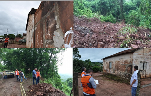 Famílias atingidas pela chuva necessitam de ajuda