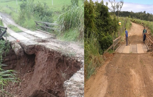 Acessos à zona rural começam a ser liberados