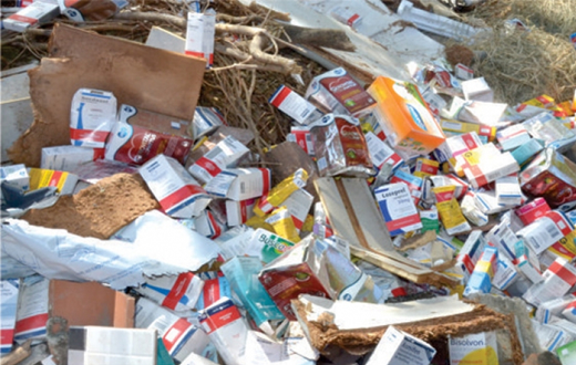 Senac alerta sobre descarte incorreto de medicamentos