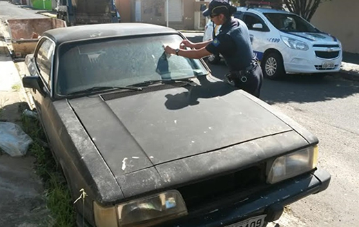 GCM já registrou mais de 600 carros abandonados