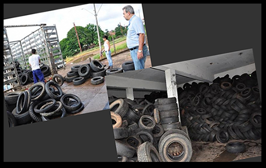 Botucatu recolhe 2 mil pneus inservíveis por semana