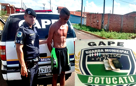Indivíduo é preso com três tipos de drogas no Monte Mor