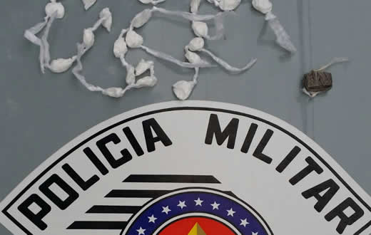 Suspeito de tráfico é detido pela PM no Jd Ciranda