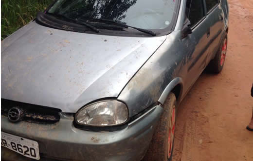 Homem furta veículo e capota na região do Faxinal