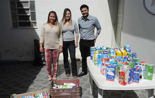 Fundo Social recebe doações de fraldas e leites