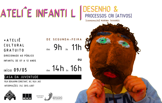 Casa da Juventude: inscrições abertas para ateliê infantil de desenho e processos criativos