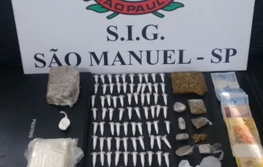 Adolescentes são apreendidos com droga em São Manuel