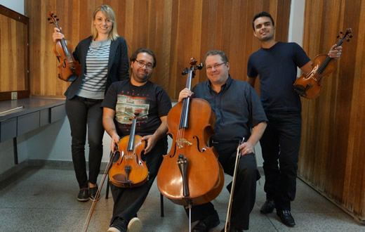 Comissão de Arte e Cultura da FMB/Unesp promove apresentação com Quarteto L’orchestra