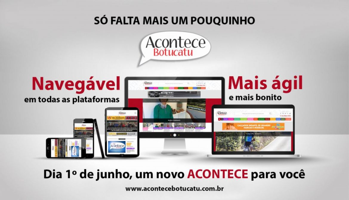 Contagem regressiva: Novo portal Acontece Botucatu entra no ar nesta madrugada