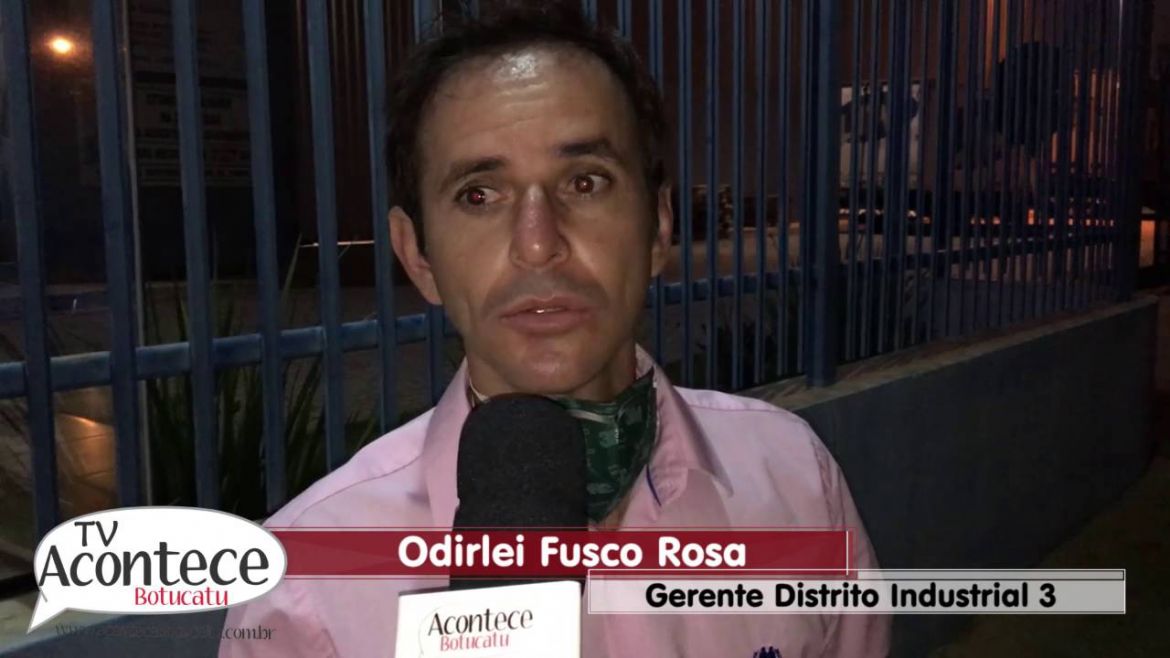 Incêndio de grandes proporções atinge área do Distrito Industrial 3 em Botucatu