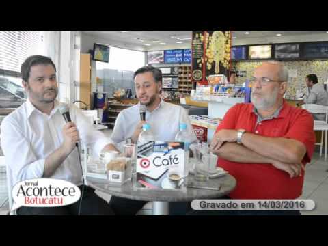 Quadro Café Com Política entrevista João Cury e Professor Caldas