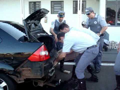 Rodoviária faz a apreensão de 70 quilos de maconha na Rondon