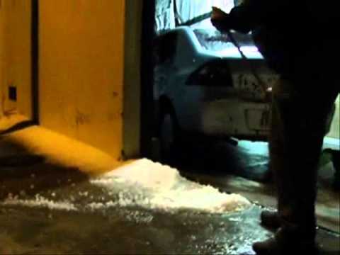Tempestade de granizo causa pânico no Setor Sul da cidade Tempestade de granizo causa pânico no Setor Sul da cidade