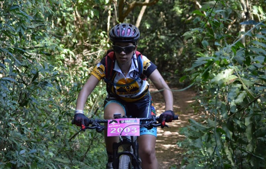 Larissa Brasa fica em terceiro na Taça Brasil de Mountain Bike em Goiânia